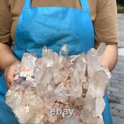 12.54LB Natural Clear white quartz crystal cluster Mineral specimen healing
