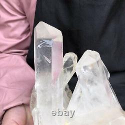 12.65LB Large Natural White Quartz Crystal Cluster Rough Specimen Healing Stone