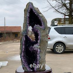 12.67LB Natural Amethyst geode quartz cluster crystal specimen Healing