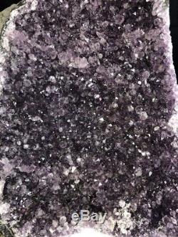 12 Amethyst Cathedral Geode Crystal Quartz Natural Cluster Specimen Brazil