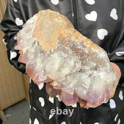 12 LB Natural Amethyst Quartz Crystal Cluster Mineral Specimen Healing