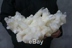 12100g Beautiful NATURAL Skeletal Clear QUARTZ Crystal cluster Tibet Specimen