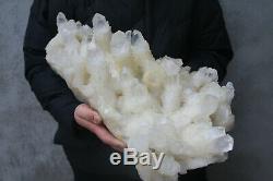 12100g Beautiful NATURAL Skeletal Clear QUARTZ Crystal cluster Tibet Specimen