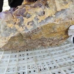 126LB Large Natural Amethyst Geode Quartz Cluster Crystal mineral Specimen