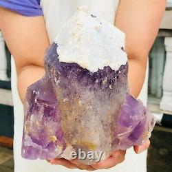 12LB Natural Amethyst Quartz Geode Druzy Crystal Cluster Healing Uruguay A882