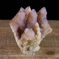 12cm SPIRIT QUARTZ Crystal Cluster Citrine Amethyst Druzy Cactus Stone 28387