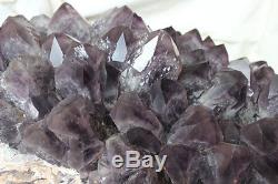 134.4LB Huge Natural Amethyst Quartz Crystal Cluster Points Rock Specimen Brazil