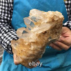 1350g Natural Clear Crystal Mineral Specimen Quartz Crystal Cluster Decorat