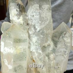 1371g Large Natural Green Quartz Crystal Cluster Rough Healing Specimen
