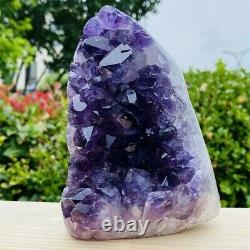 1383g Natural amethyst cave quartz crystal cluster mineral specimen healing