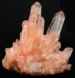 14.41lb Natural Beautiful Pink Quartz Crystal Cluster Mineral Specimen Rare