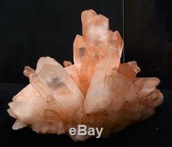 14.41lb Natural Beautiful Pink Quartz Crystal Cluster Mineral Specimen Rare