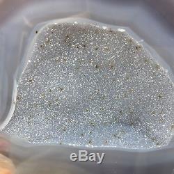 14.76LB Natural Agate geode quartz cluster crystal Specimens healing AT1941