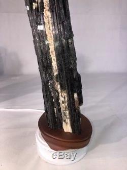 14 Black Tourmaline Natural Crystal Quartz Cluster Specimen Brazil