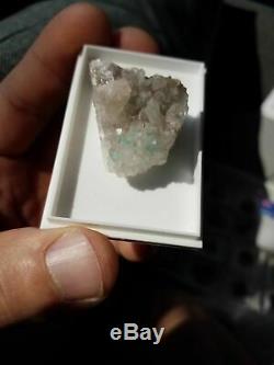 14 gram Ajoite in Quartz withKaolinite cluster, Messina Mine, South Africa #1