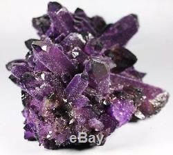1400g RARE! New Find Natural Beatiful Amethyst Quartz Crystal Cluster Specimen