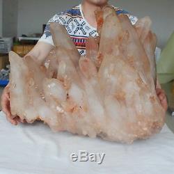 144LB 65kg Huge Raw Natural White Clear Quartz Crystal Cluster Points Original