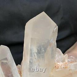 1460g HUGE Clear White Quartz Crystal Cluster Rough Specimen Healing Stone 187