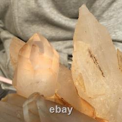 1460g Large Natural Clear White Quartz Crystal Cluster Rough Healing Specimen