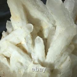 1492g Large Natural Clear White Quartz Crystal Cluster Rough Healing Specimen