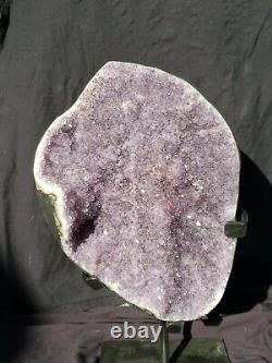 14LB Natural Amethyst Geode Quartz Cluster Crystal Specimen Healing