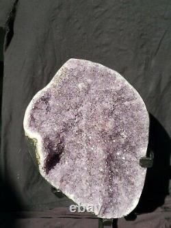 14LB Natural Amethyst Geode Quartz Cluster Crystal Specimen Healing