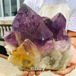 15.86LB Uruguay Natural Amethyst Quartz Crystal Cluster Mineral Healing A881