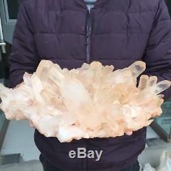 15.9lb 4.2 Natural Beautiful Rock Crystal Quartz Cluster Specimen EB30