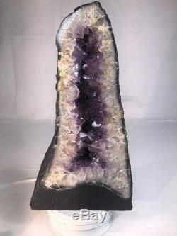 15 Amethyst Cathedral Geode Crystal Quartz Natural Cluster Specimen Brazil