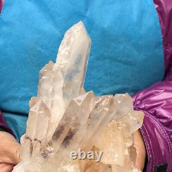 1520g Natural Clear Crystal Mineral Specimen Quartz Crystal Cluster