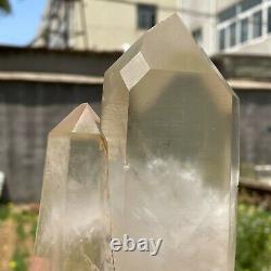 1545g Natural Clear White Quartz Crystal Cluster Specimen Healing