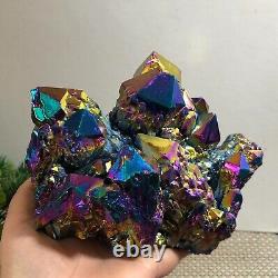 1595g Electroplated Color Crystal Cluster Crystal Mineral Reiki Healing