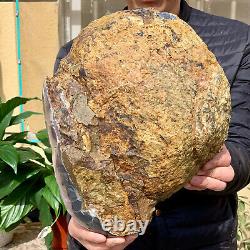 16.19LB Natural Amethyst geode quartz cluster crystal specimen Healing