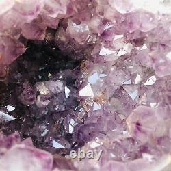 16.8LB Natural Amethyst geode quartz cluster crystal specimen Healing T60