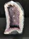 16 Amethyst Cathedral Geode Crystal Quartz Natural Cluster Specimen Br With Agate