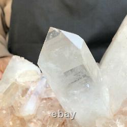 1600g Natural Clear Quartz Crystal Cluster Mineral Specimens Healing ZQ720