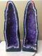 160lb A Pair Of Natural Amethyst Geode Quartz Cluster Crystal Piont Mineral