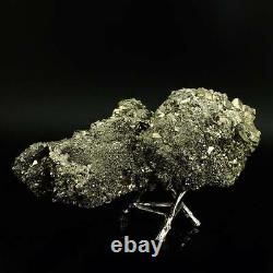 1625g Natural Raw Pyrite Crystal Quartz Cluster Mineral Specimen Decoration Gift