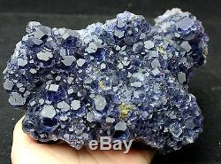 1669.2g NATURAL Blue FLUORITE Quartz Crystal Cluster Mineral Specimen