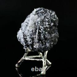 169g Natural Stibnite Cluster Crystal Quartz Mineral Specimen Decoration Energy