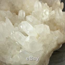 17.3lb Large Natural Clear White Quartz Crystal Cluster Rough Healing Specimen