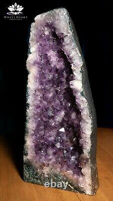 17.5 Amethyst Crystal Geode Cluster Cathedral Pair 50.75 Pounds FREE SHIP