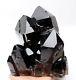 17.6lb Natural Rare Beautiful Black Quartz Crystal Cluster Mineral Specimen