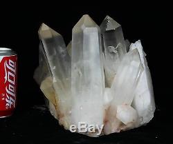17.75lb AAA+++ Clear Natural White QUARTZ Crystal Cluster Specimen