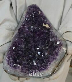 17.9LB 12 Natural Agate Amethyst Quartz Crystal Cluster Points Healing Uruguay