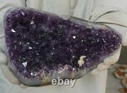 17.9LB 12 Natural Agate Amethyst Quartz Crystal Cluster Points Healing Uruguay