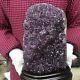 17.9lb Natural Amethyst Geode Quartz Cluster Crystal Specimen Healing+standun188