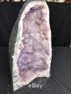 17 Amethyst Geode Quartz Crystal Cluster Cathedral Decor Specimen Brazil
