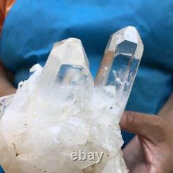 1720G Natural Clear Quartz Cluster Crystal Cluster Mineral Specimen Heals