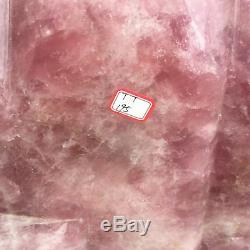 173.8LB Natural vug rose quartz cluster druzy crystal wand point specimen TT195